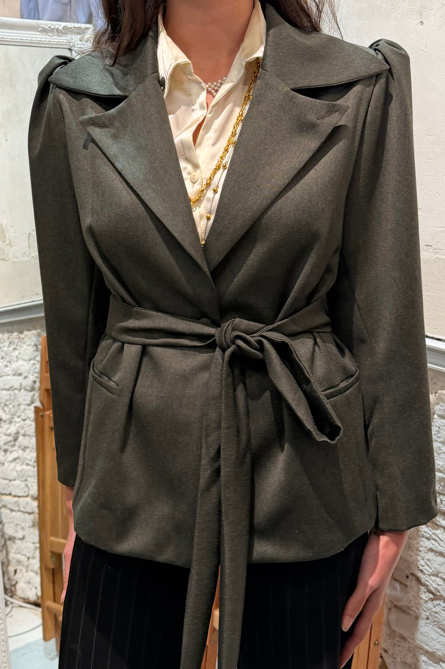 PREVENTA / Chaqueta Blossom Mini Oliva