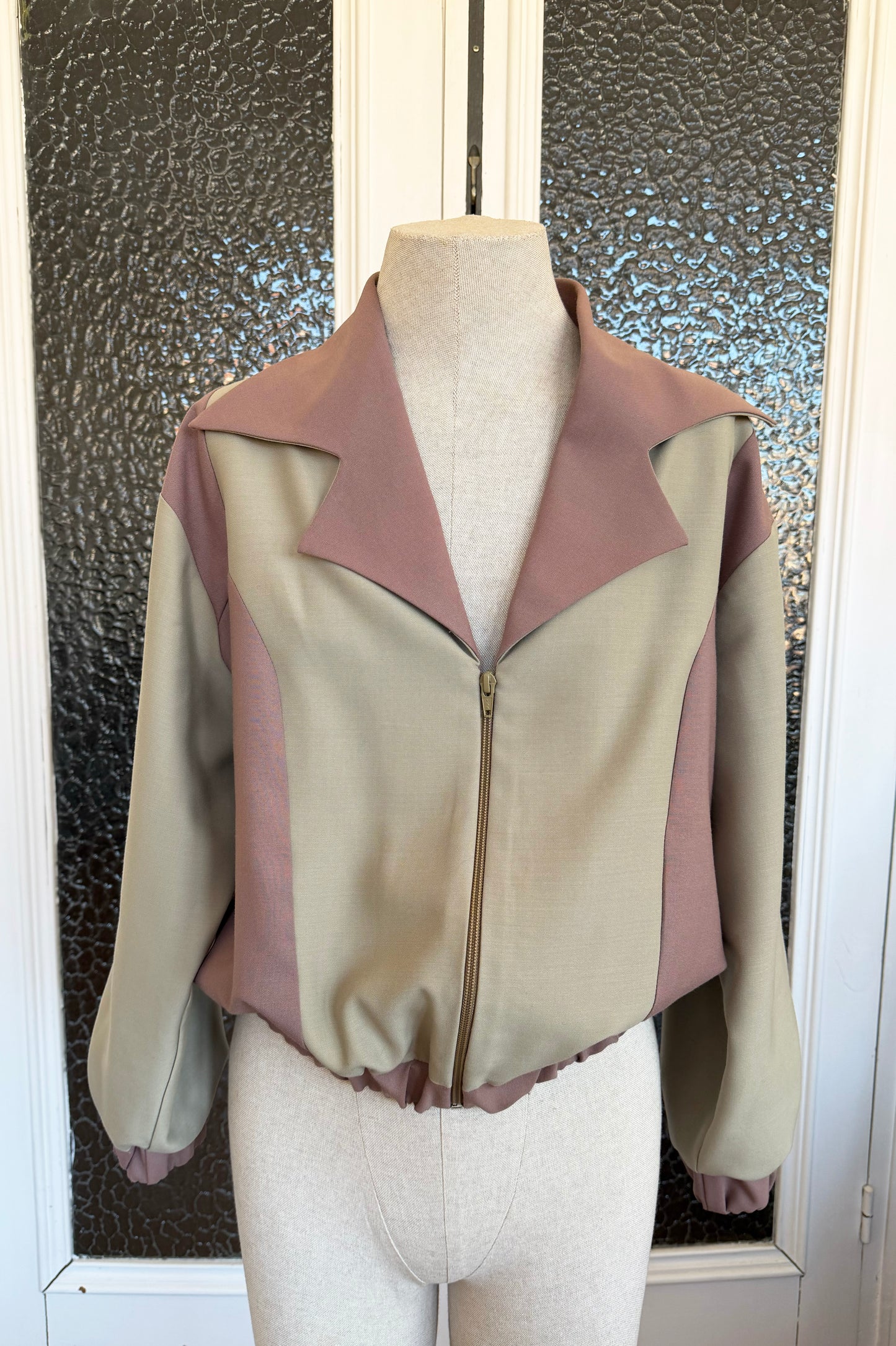 Chaqueta Bomber Synodic Rosa Antiguo
