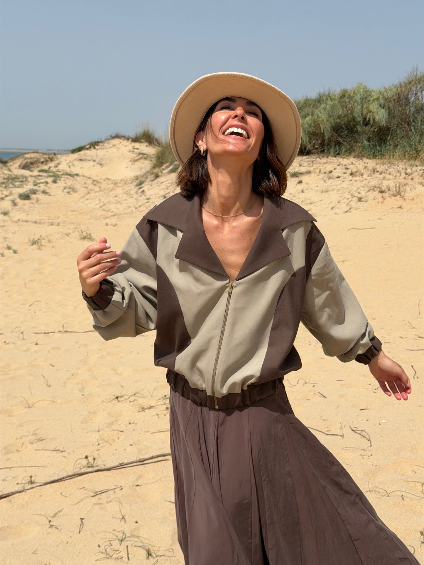 Chaqueta Bomber Synodic Chocolate