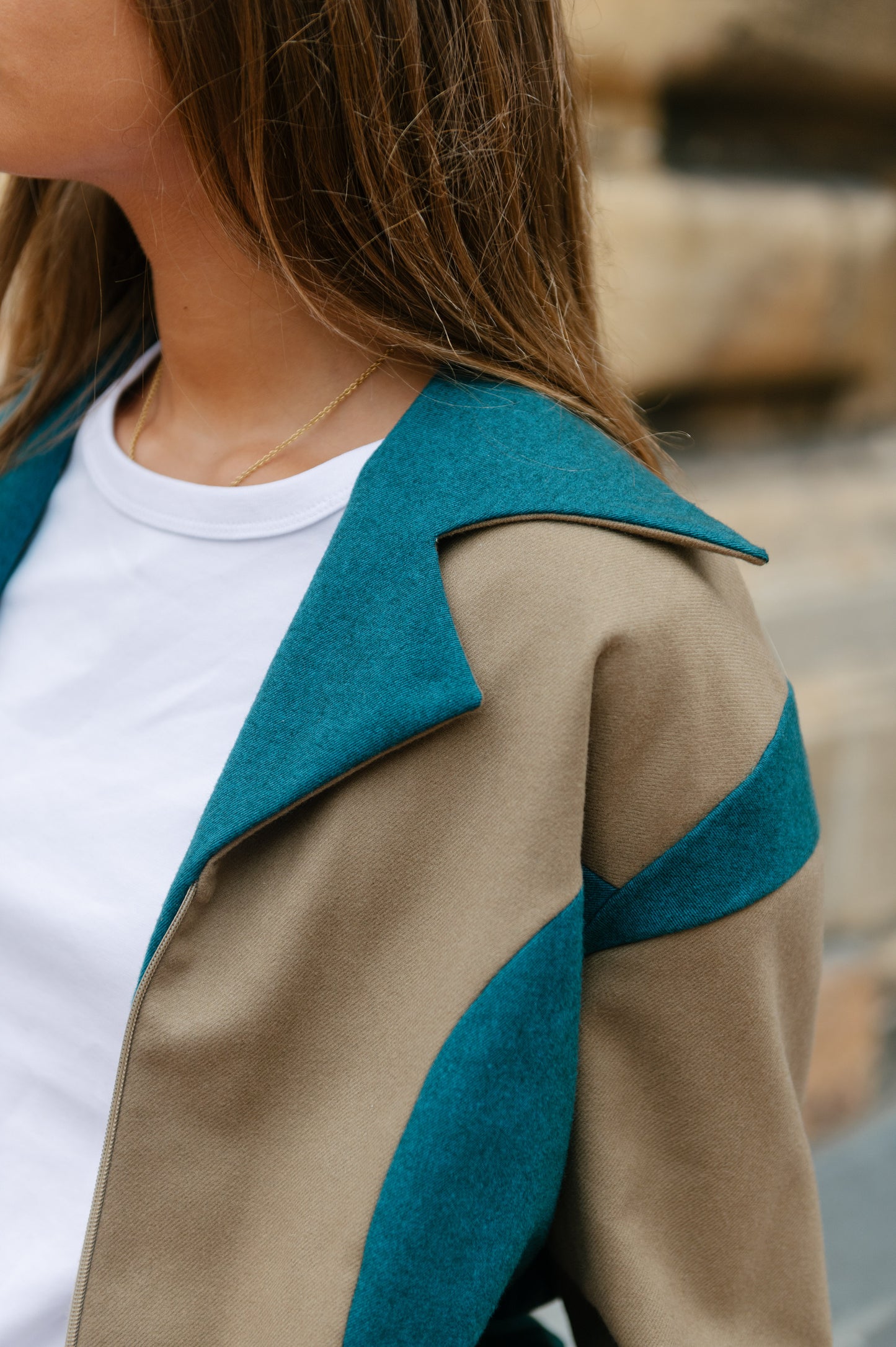 Chaqueta Bomber Synodic Turquesa