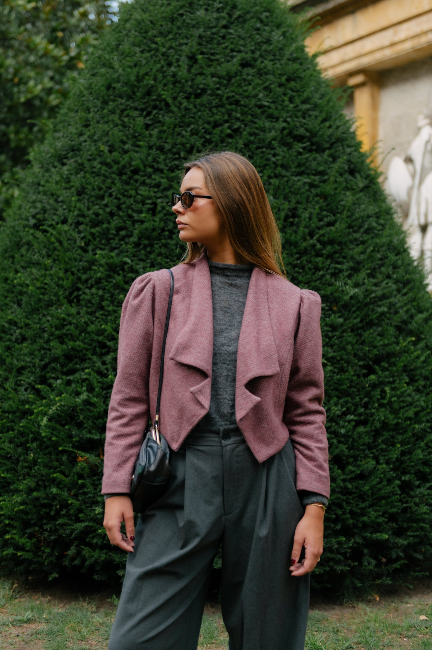 Chaqueta Blazer Burdeos