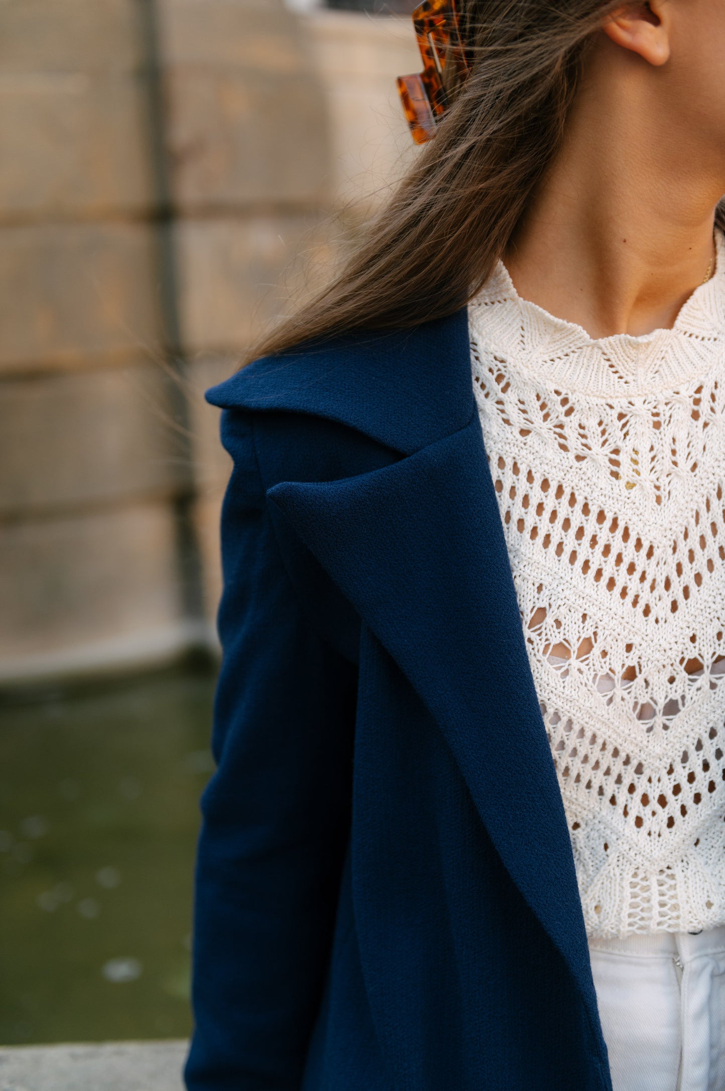 Chaqueta Blossom Marino