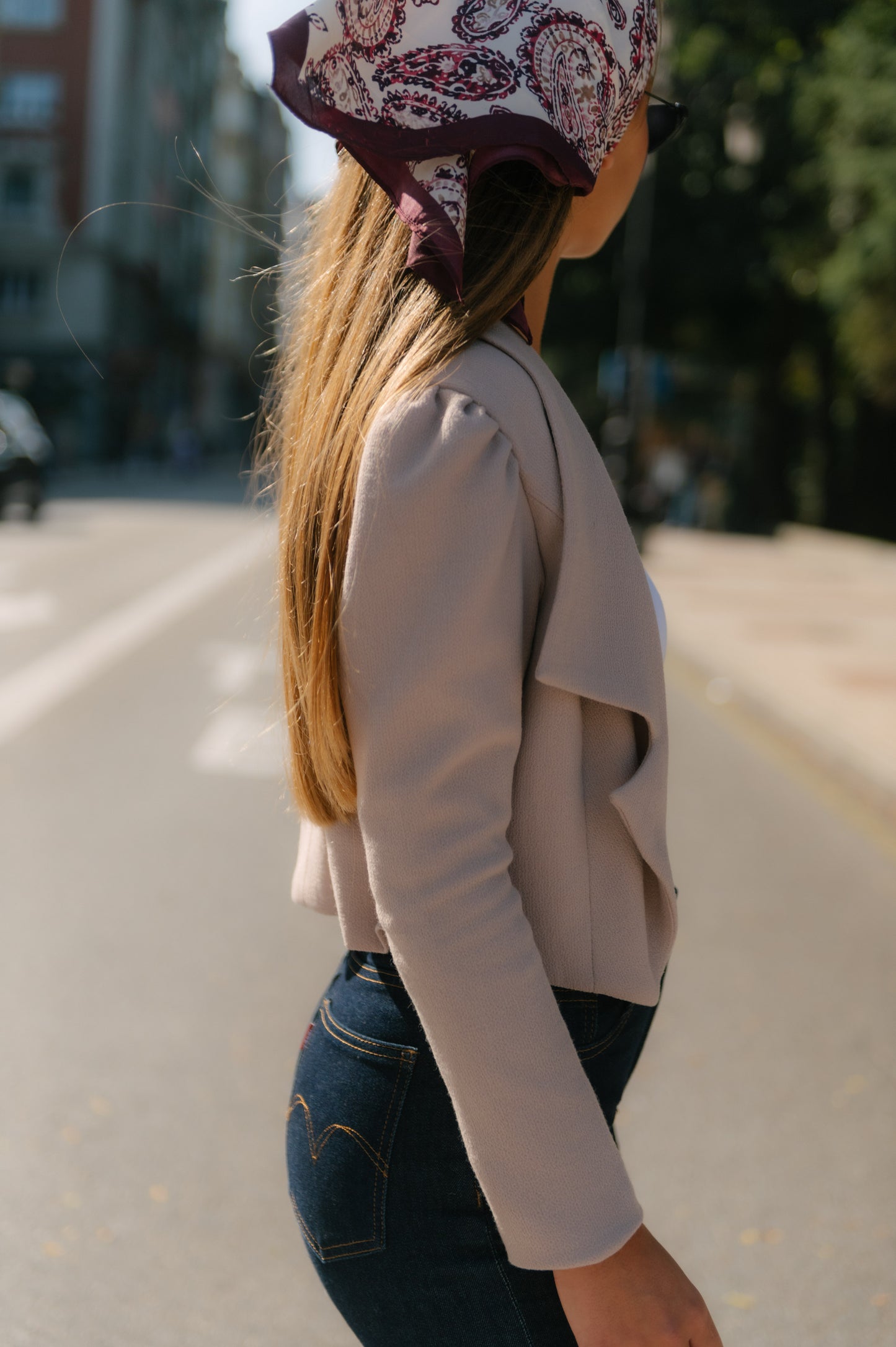 Chaqueta Blazer Beige