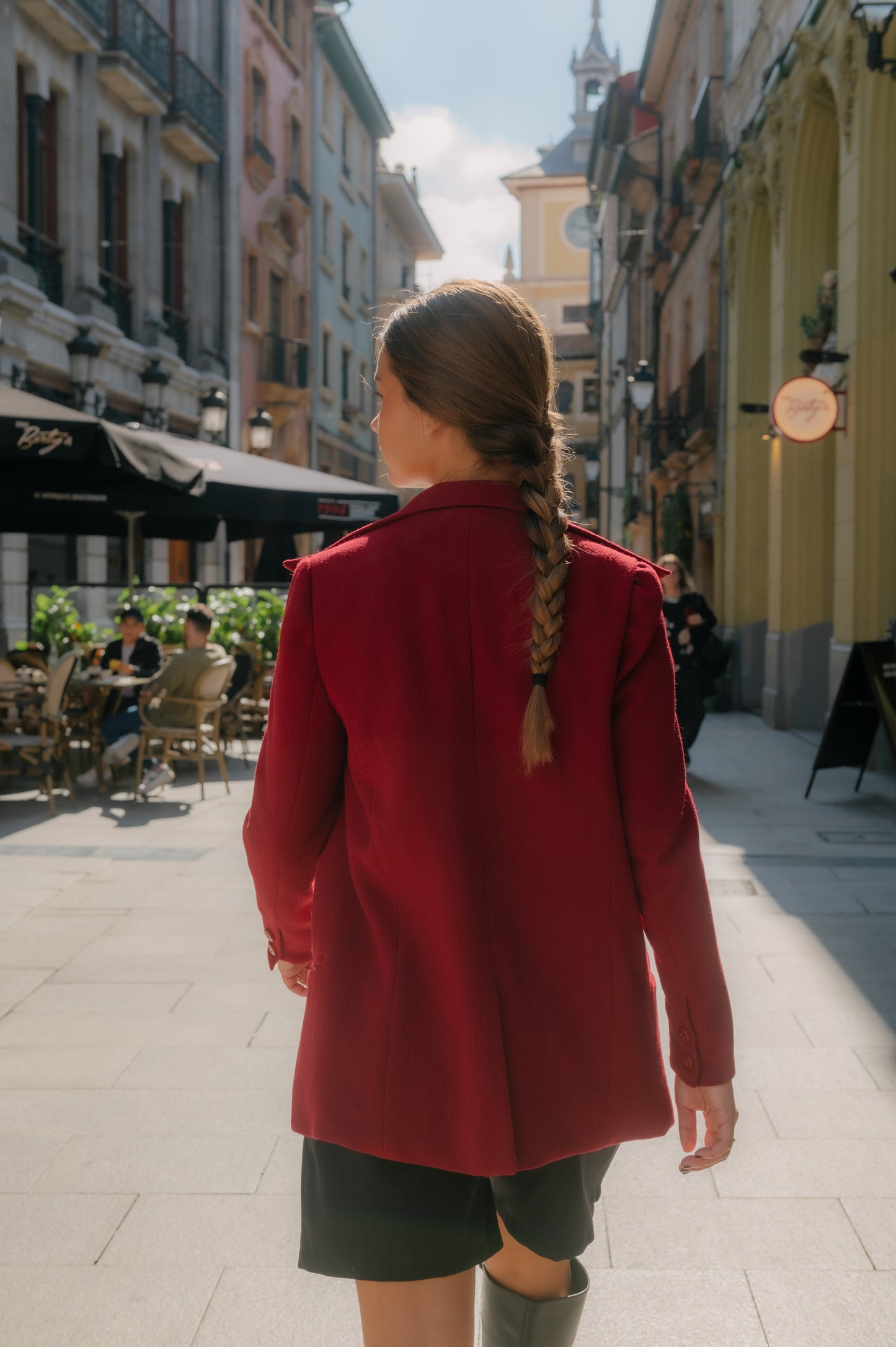 Chaqueta Blossom Cereza