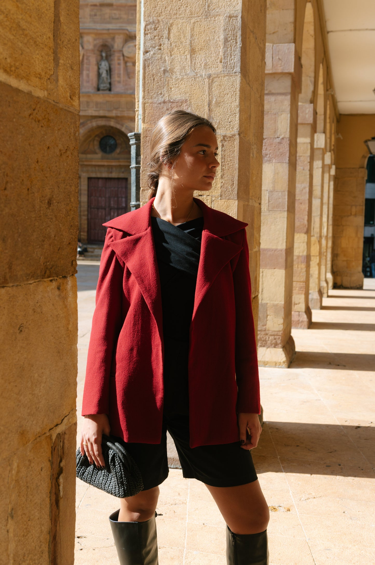 Chaqueta Blossom Cereza