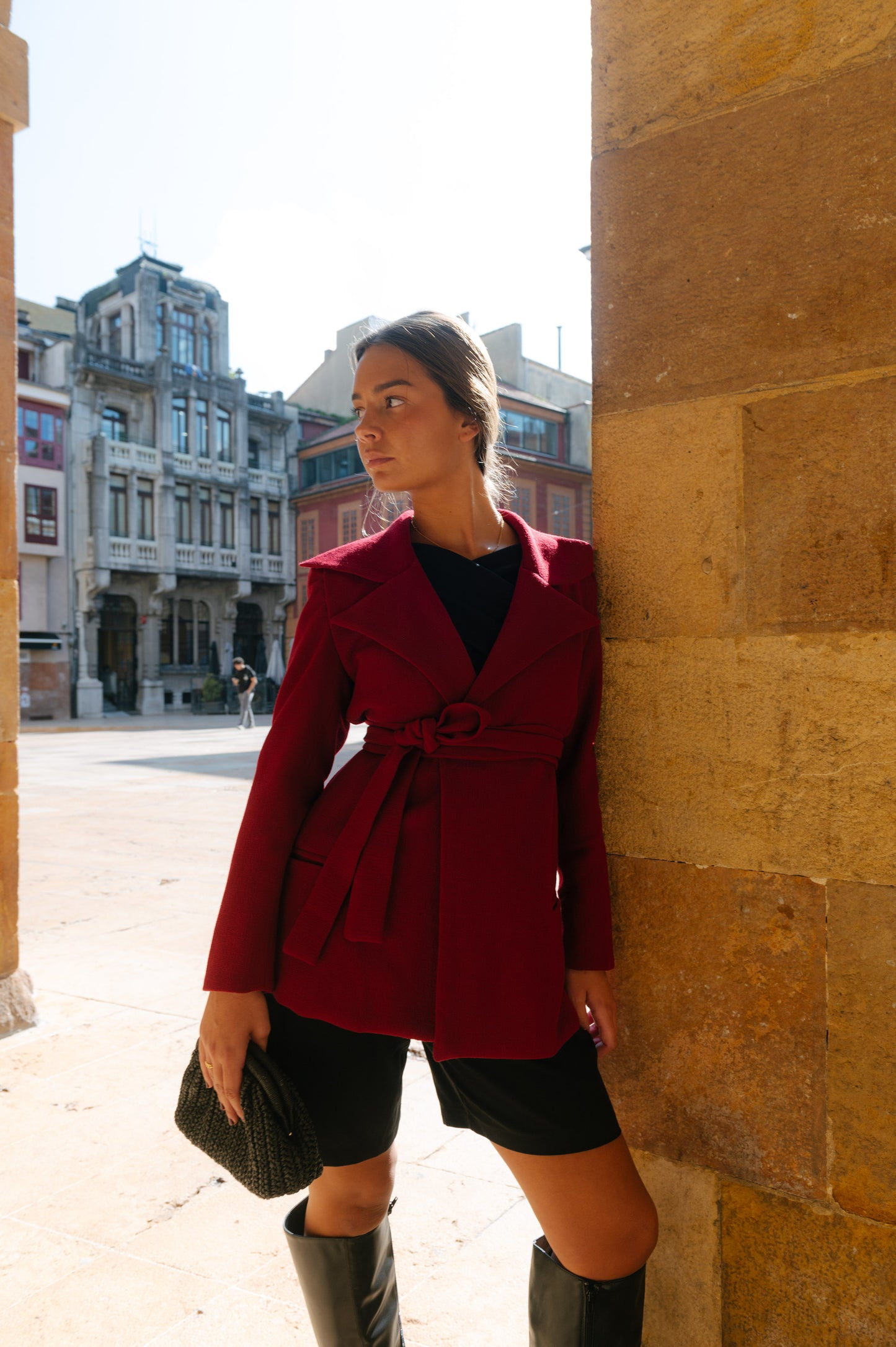 Chaqueta Blossom Cereza