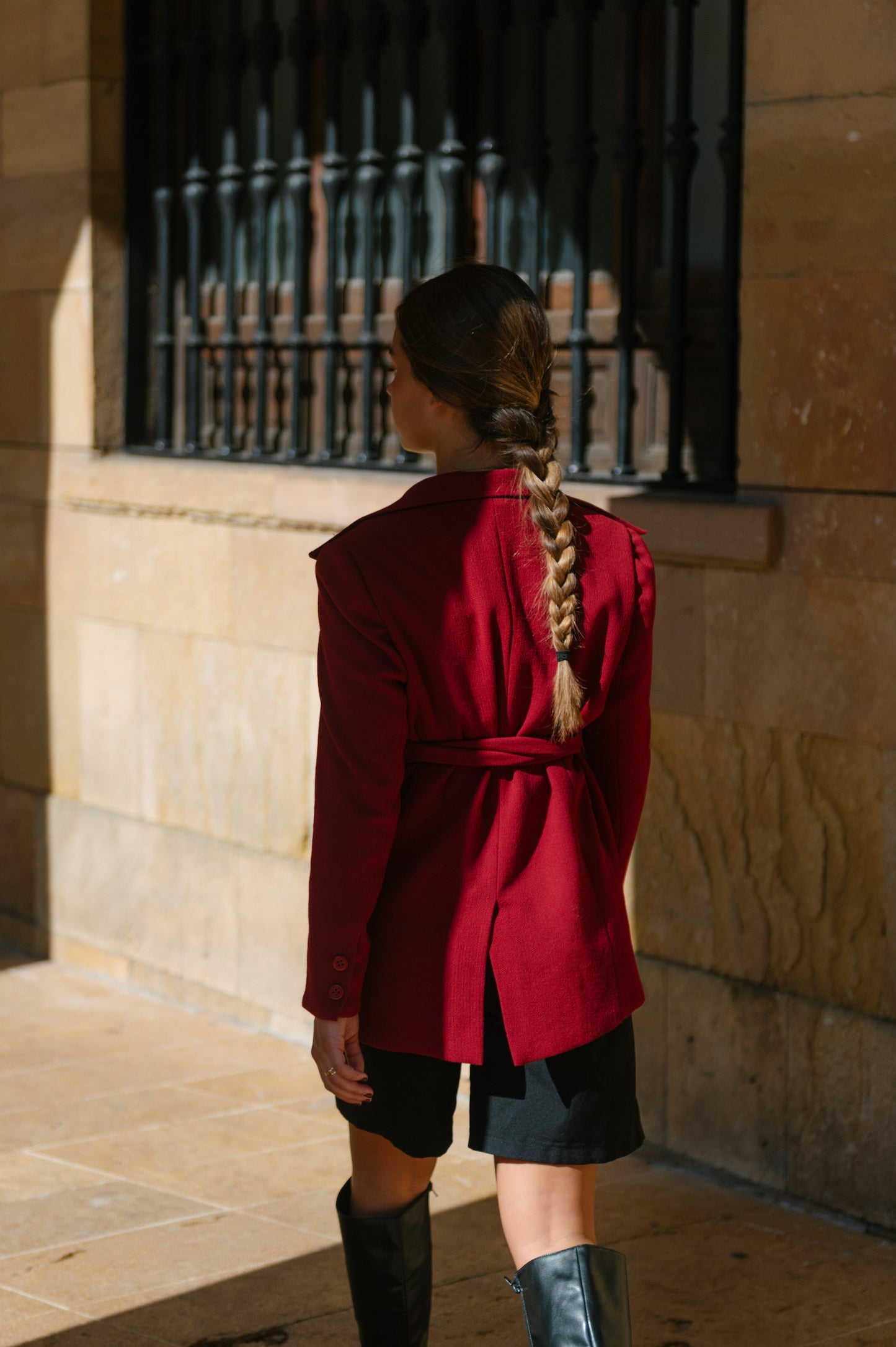 Chaqueta Blossom Cereza