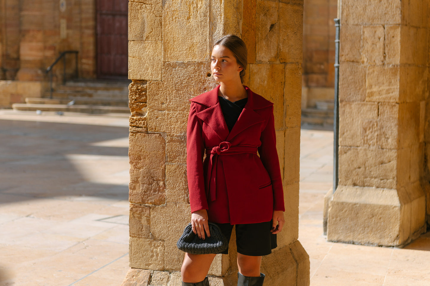 Chaqueta Blossom Cereza